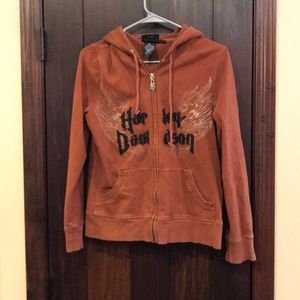 Harley Davidson Zip up hoodie